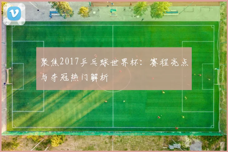 聚焦2017乒乓球世界杯:赛程亮点与夺冠热门解析