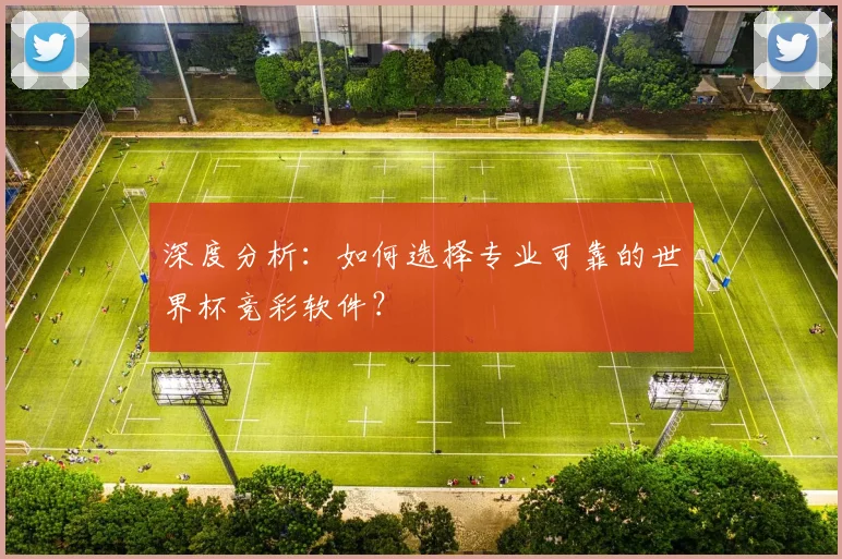 深度分析:如何选择专业可靠的世界杯竞彩软件?